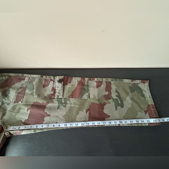 NEW ZARA Sz 6 Cargo Wide Leg Pants Camo - Picture 11 of 12